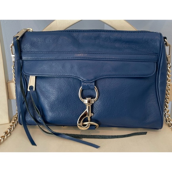 Rebecca Minkoff Blue Leather Shoulder Bag - Picture 2 of 11